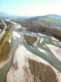 Eschener Au Aufweitung Visualisiert © Lebendiger Alpenrhein